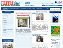 Tablet Screenshot of culturadoor.com